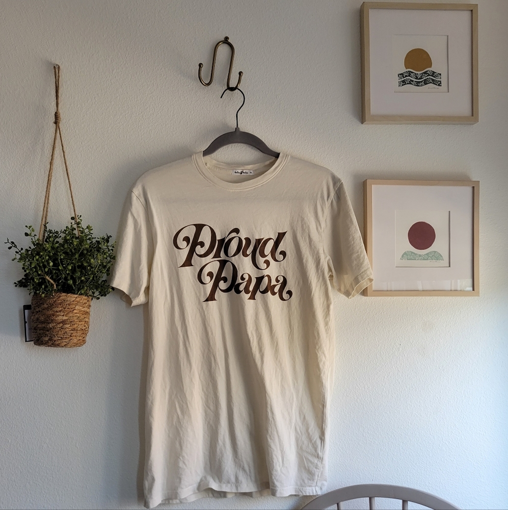 The Bee and the Fox "Proud Papa" tshirt